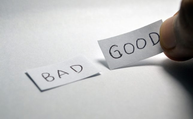 replace bad with good